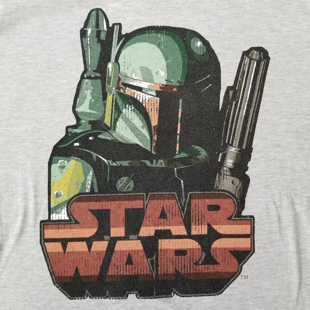 BOBA FETT STAR WARS TSHIRT .